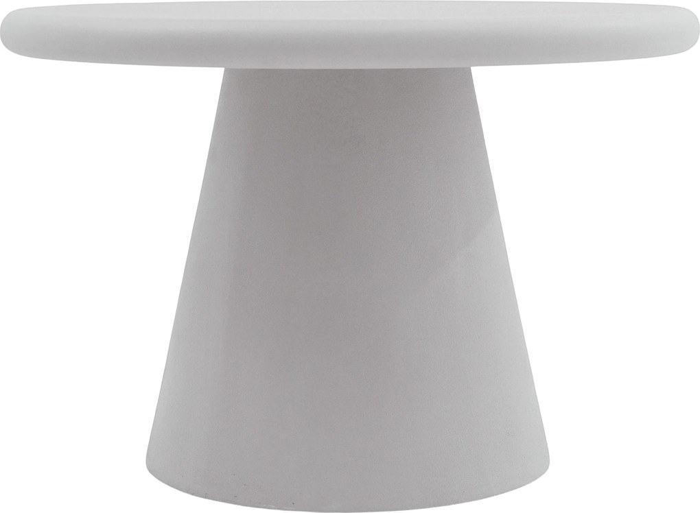 Măsuță de cafea rotundă Clav 60 cm - gri deschis