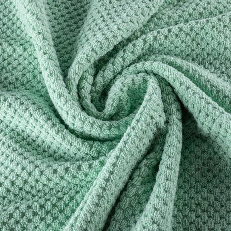 decoDoma Set de prosoape din frotir MODENA verde 50 x 100 cm, 4 buc