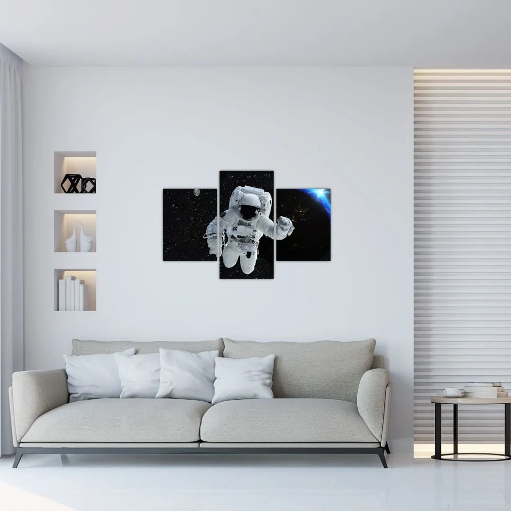 Tablou - Astronaut în Cosmos (90x60 cm)