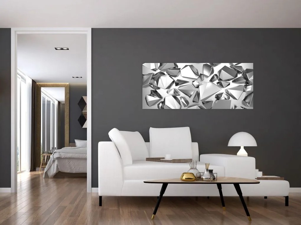 Tablou cu abstracție 3D (120x50 cm)