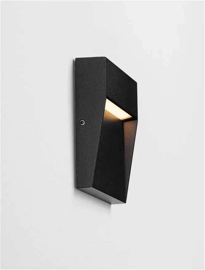 Spot LED aplicat iluminat exterior ambiental IP54 TOBY negru