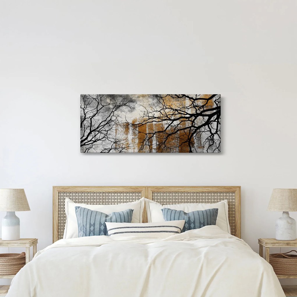 Tablou - Siluetă copac (120x50 cm)