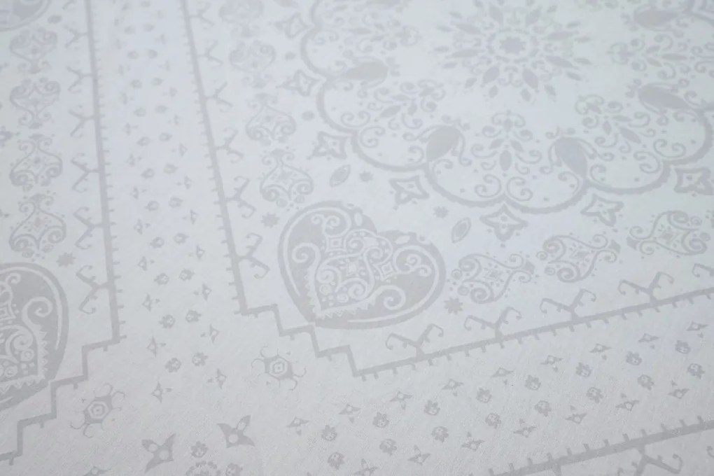 Lenjerie de pat din bumbac Renforce KALI albă Dimensiunile lenjeriei: 70 x 90 cm | 140 x 200 cm