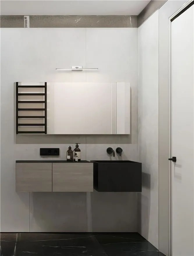 Aplica de perete LED baie IP44 MAREL crom