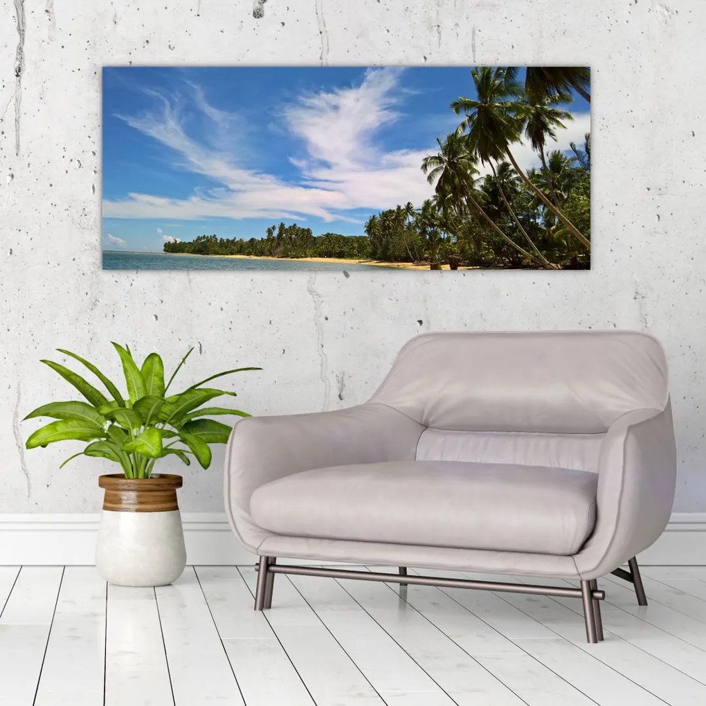 Tablou cu plajă (120x50 cm)