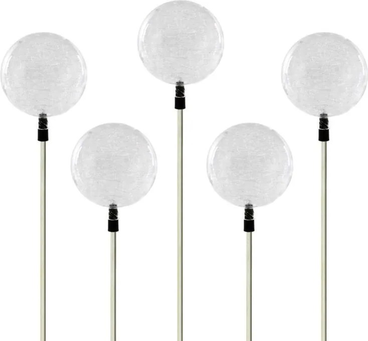 Set lămpi solare LED pentru grădină - 3 becuri de sticlă ce își schimbă culoare