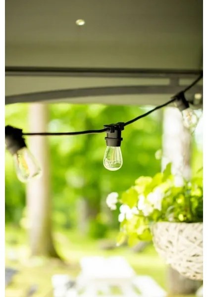Lanț decorativ de exterior MIMOSA 20xE27/1,3W/230V IP44 20m