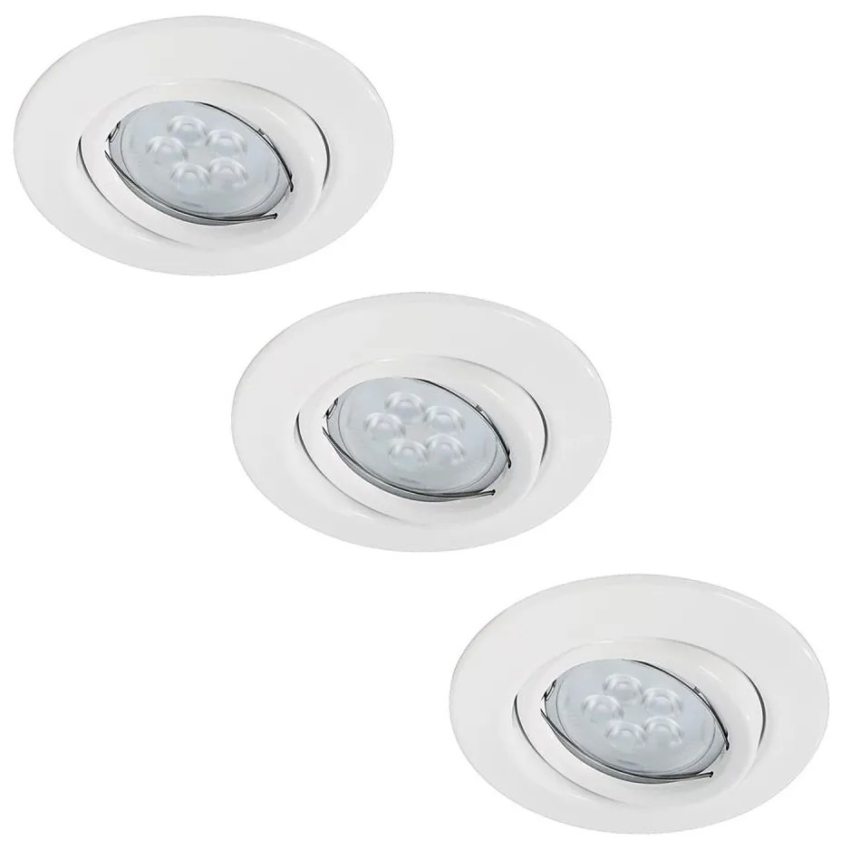 Paulmann 92029 - SET 3xLED-GU10/6,5W Lampă încastrată QUALITY 230V