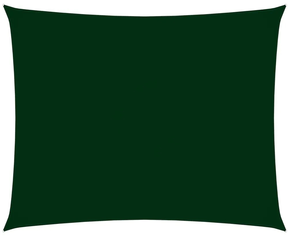 Parasolar verde inchis 2,5x3 m tesatura oxford dreptunghiular