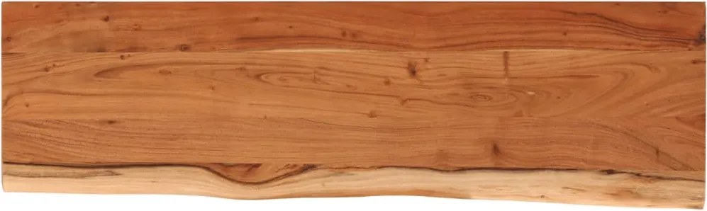 vidaXL Raft perete 110x30x3,8cm dreptunghiular lemn acacia margine vie
