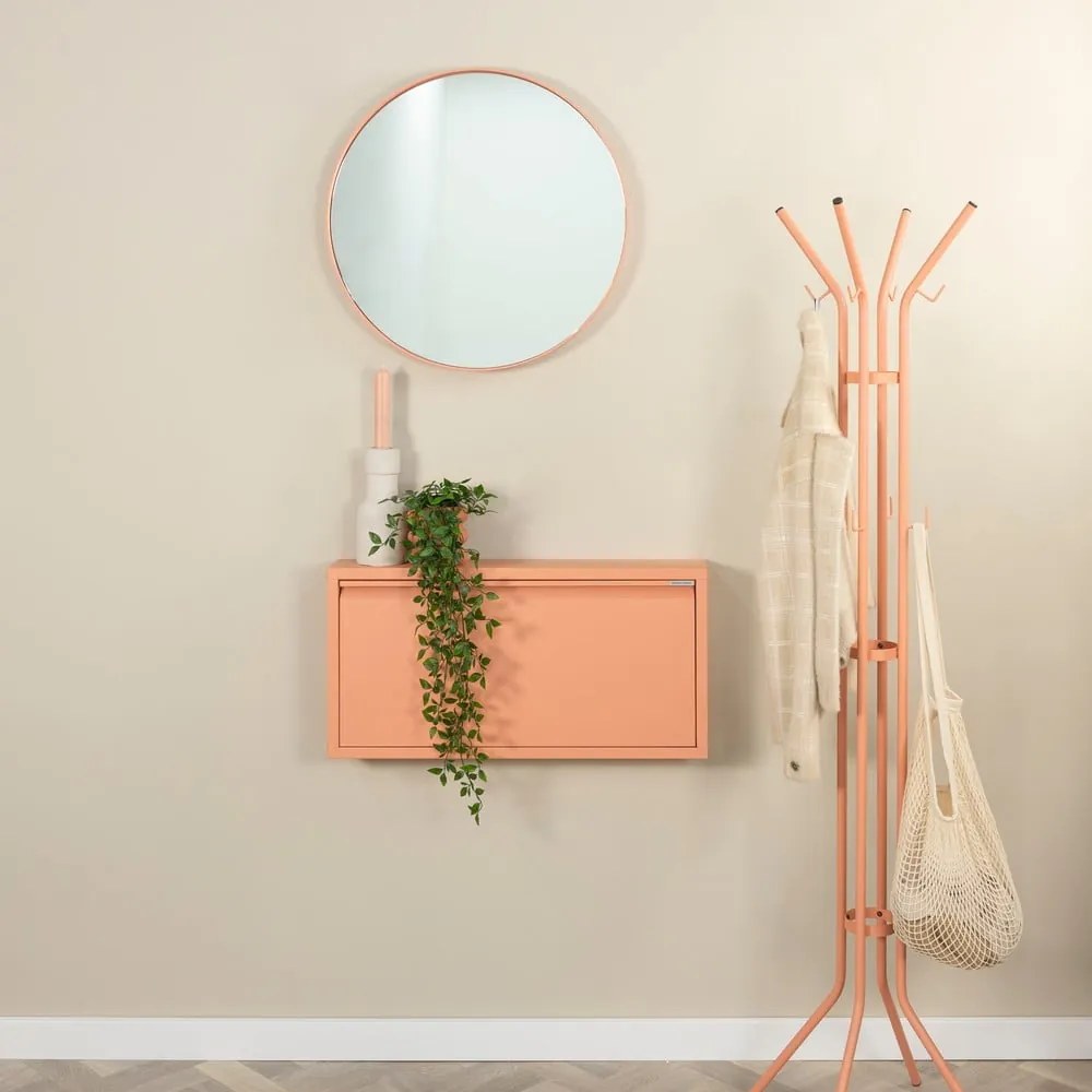 Pantofar somon cu deschidere înclinată din metal 75x37,5x12,5 cm Billy – Spinder Design