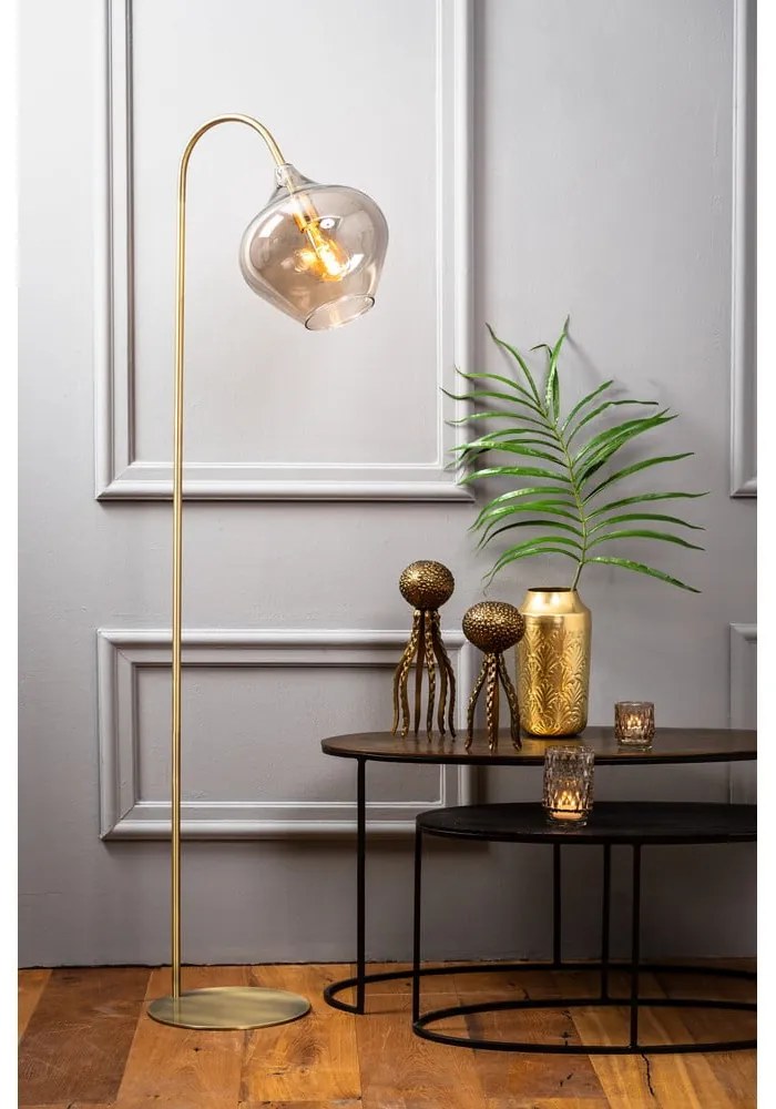 Lampadar auriu (înălțime 160 cm) Rakel – Light & Living