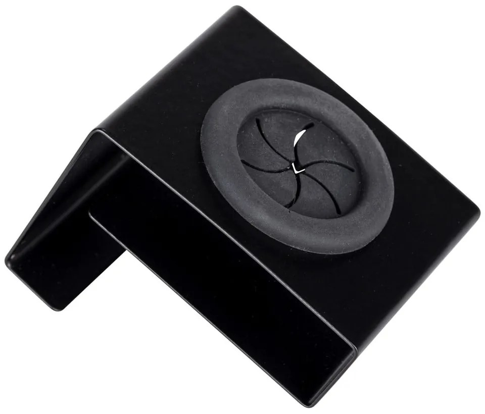 Cuier suspendat Wenko Black Outdoor Kitchen, negru