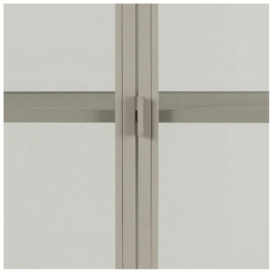 Vitrină gri 77x186x35 cm Seaford – Actona