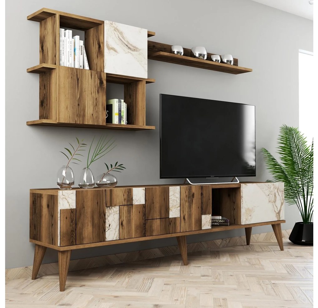 Mobilier living Madre (Alb + Nuc). 1088666