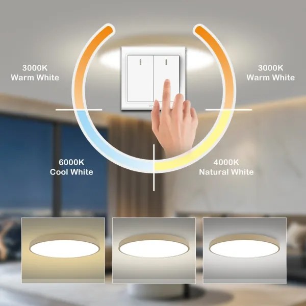 Brilagi-LED Plafonieră POOL LED/180W/230V 3000/4500/6000K Ø 120 cm bej