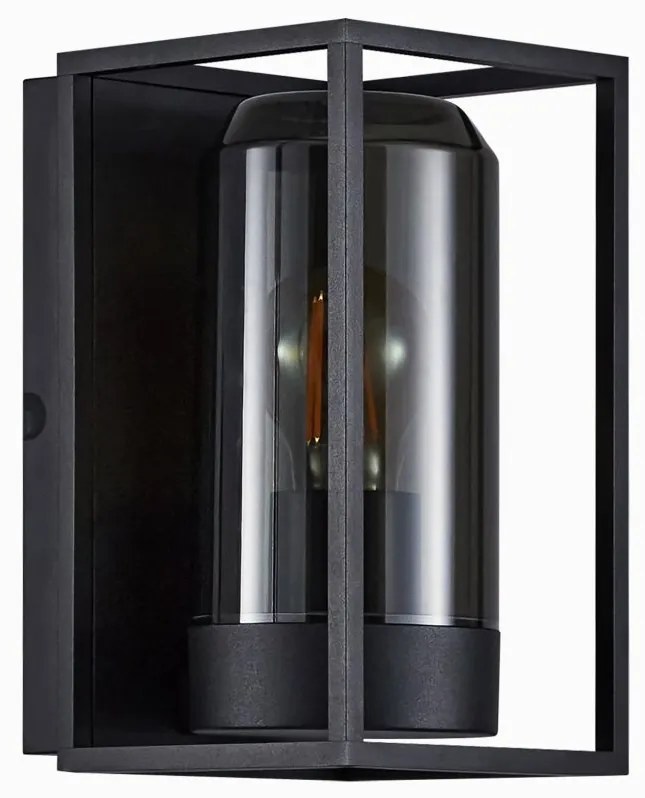 Aplica de perete exterior IP44 design modern Griffin Smoked