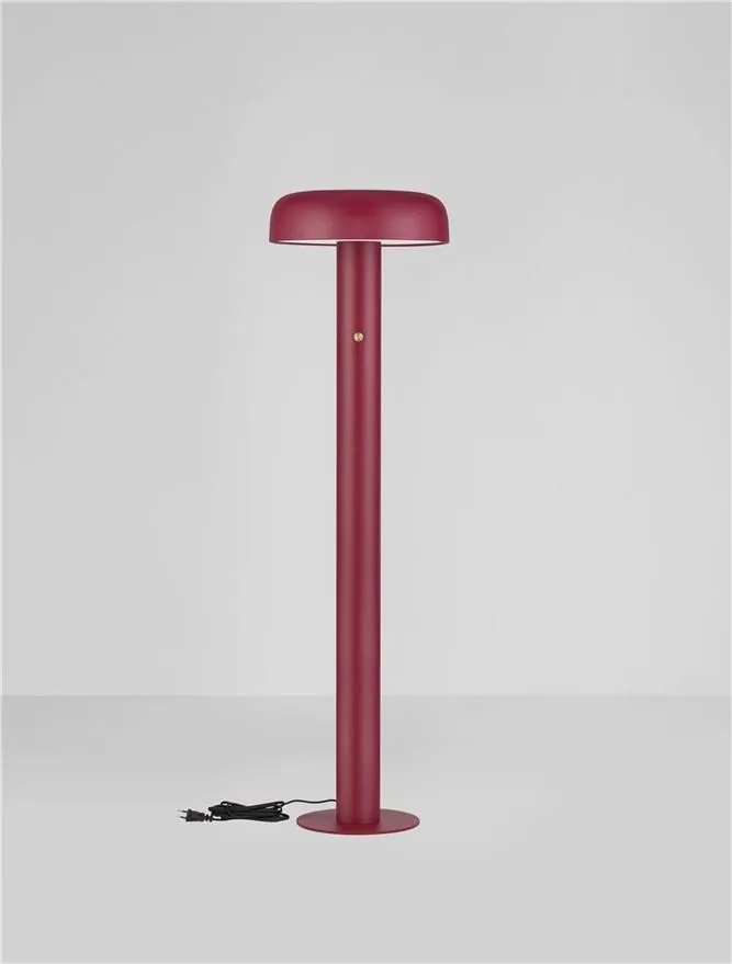 Lampadar LED 3000K NOELIA bordeaux