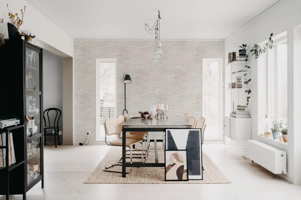 Fototapet, Plywood, Gray, Rebel Walls