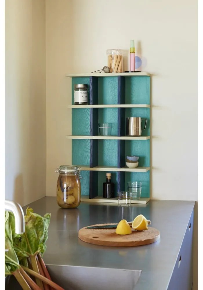 Raft turcoaz etajat 45 cm Galaxy – Hübsch