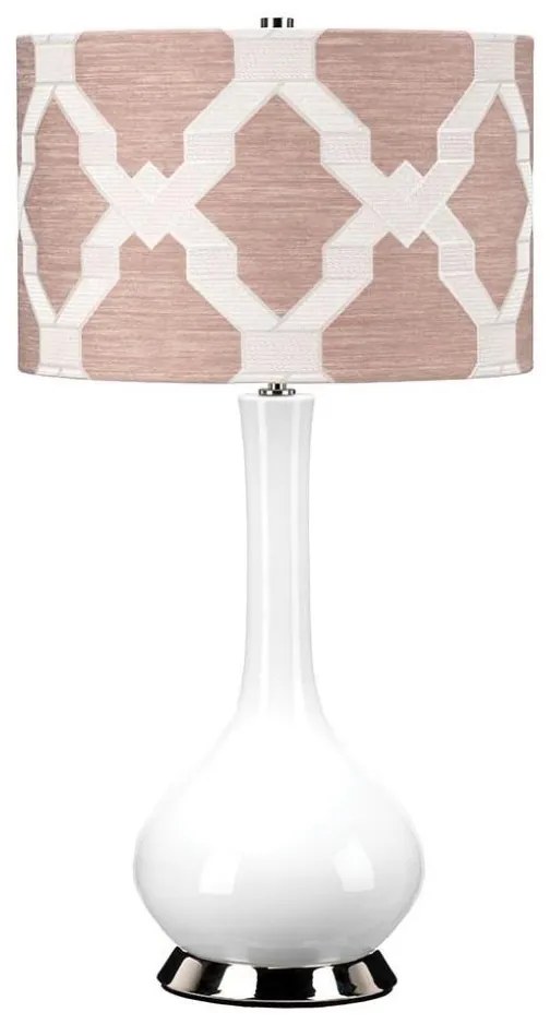 Lampă de masă Elstead MILO-PN-TL-OVTH MILO 1xE27/60W/230V roz