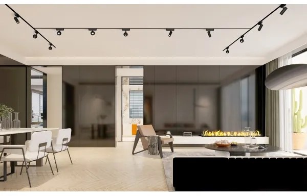 Spot LED pentru sistem de șină monofazic Rabalux 70104 LiTrack LED/10W/24V 3000K