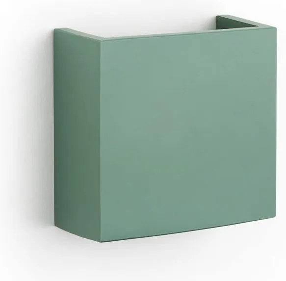 Aplica LED de perete cu lumina ambientala design modern Gent verde