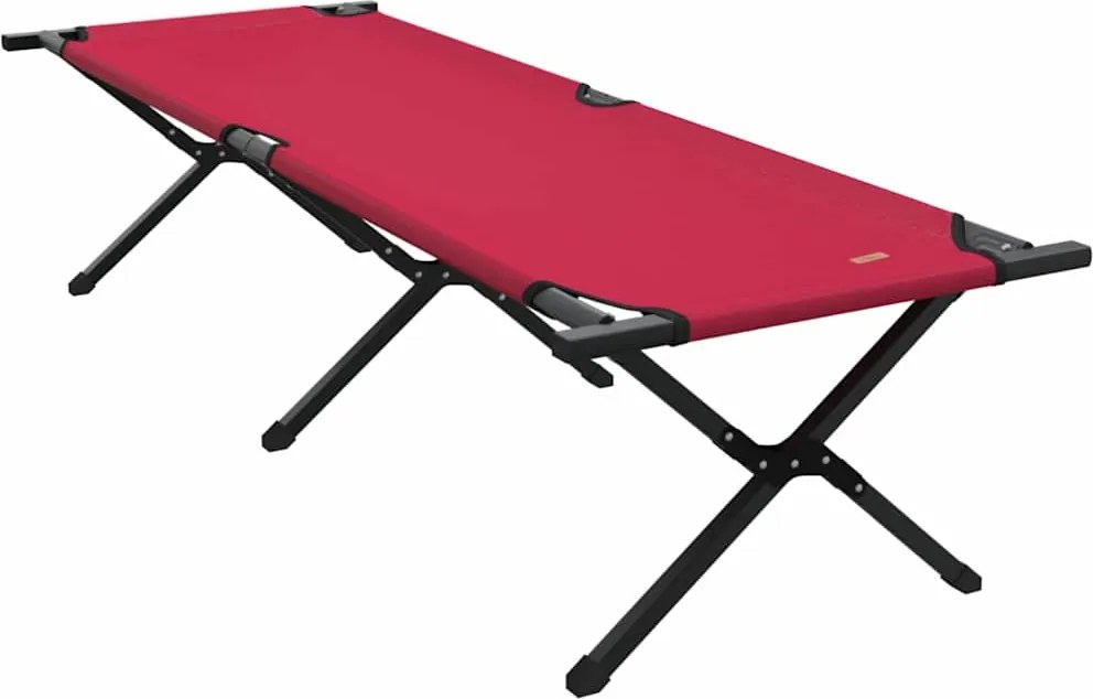 vidaXL Pat pliabil pentru camping Roșu 193 x 69 x 45 cm Tafeta Oxford