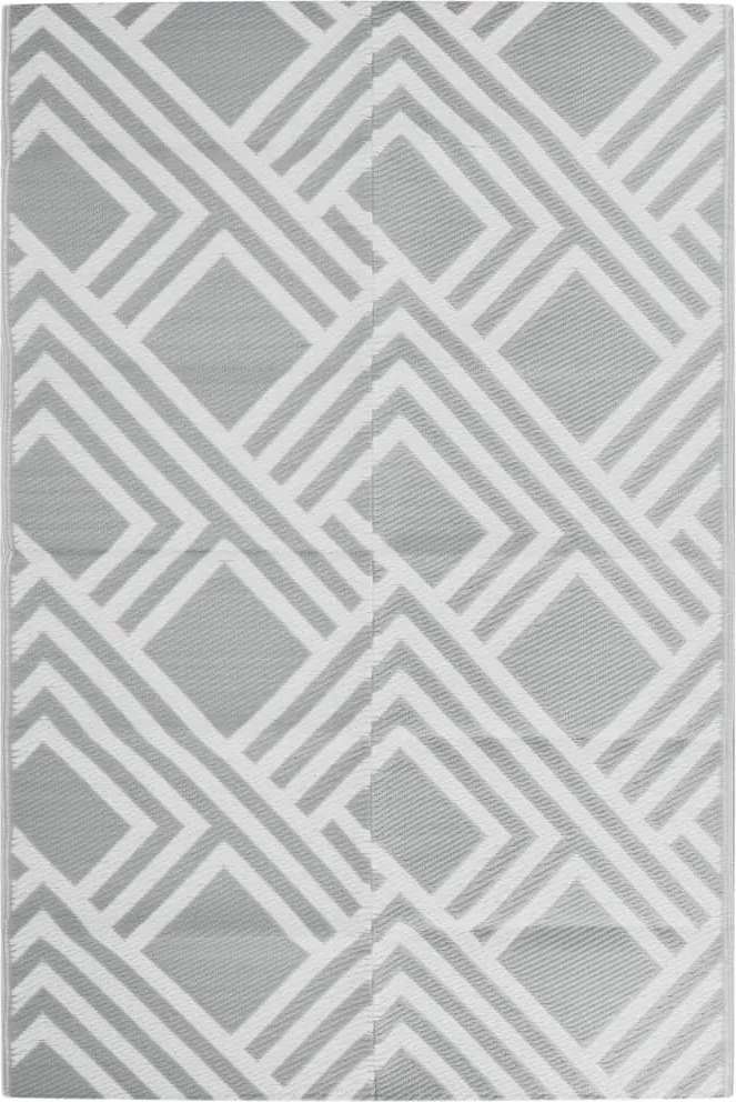 vidaXL Covor de exterior, ARAKIL gri, 120x180 cm, PP