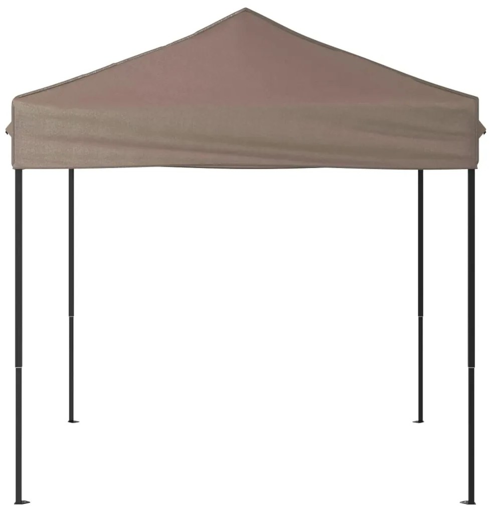 Cort pliabil pentru petrecere, gri taupe, 2x2 m Gri taupe, 2 x 2 m