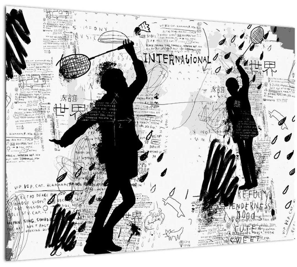 Tablou - Artă stradală - zarvă (70x50 cm)