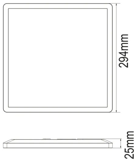 Plafonieră LED pentru baie Globo 41563-18B SAPANA LED/18W/230V IP44