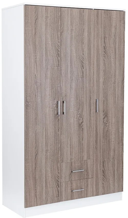 Dulap Miami 120x205 cm stejar York-alb