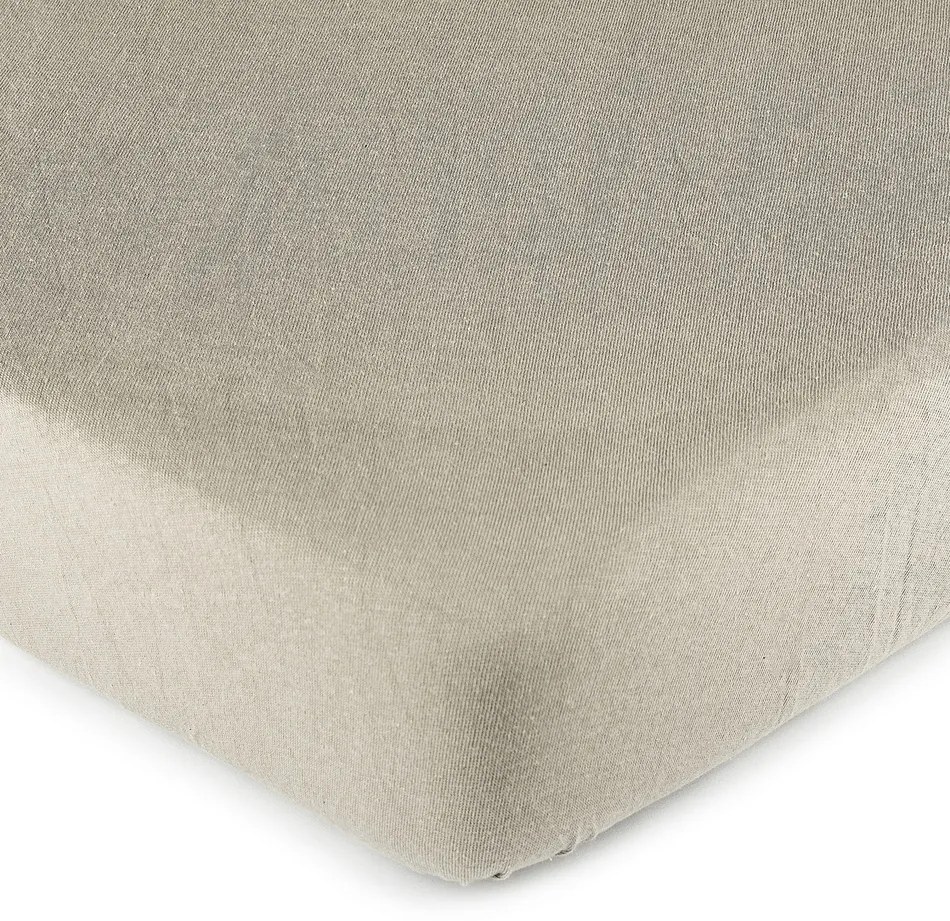 Cearșaf de pat jersey 4Home, gri, 220 x 200 cm