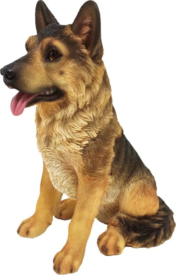 Esschert Design Ciobănesc german stând jos, 15,8x23,4x28,5cm