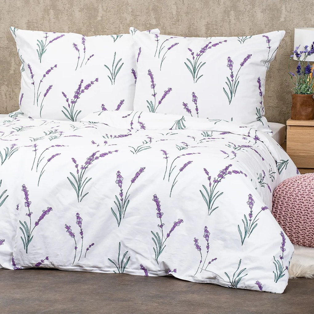 Lenjerie de pat din bumbac 4Home Lavender , 140 x200 cm, 70 x 90 cm, 140 x 200 cm, 70 x 90 cm