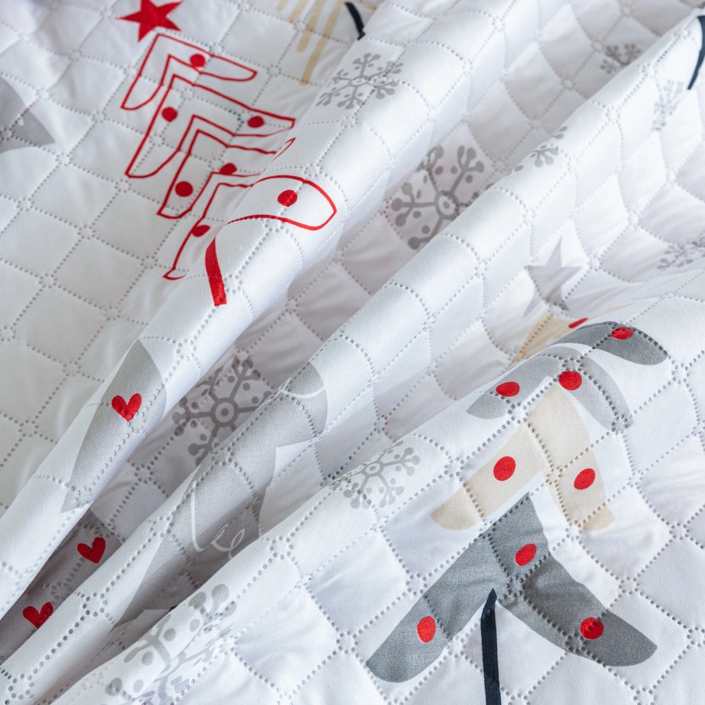 Cuvertura de pat JINGLE, alb Dimensiune: 170 x 210 cm