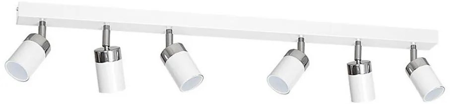 Spot JOKER 6xGU10/25W/230V alb/crom lucios