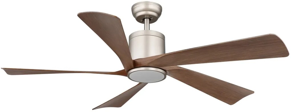 Ventilator LED Modesto 03606, cu telecomanda, 20W, 1600lm, lumina calda+neutra+rece, IP20, gri, Globo Lighting