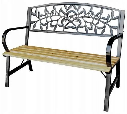 Banca de gradina, spatar fonta decorativa SORINA 120x56x85 cm