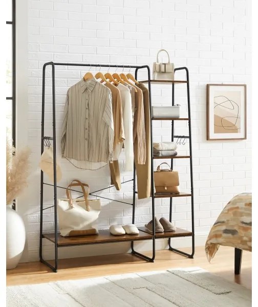 Cuier de podea LINEA, maro/negru