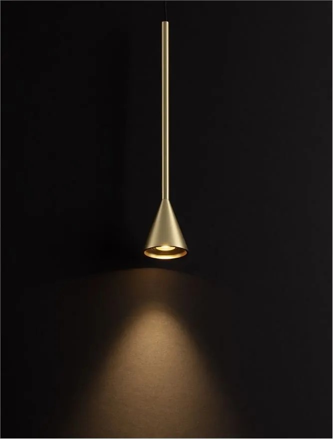 Pendul LED design minimalist NET auriu