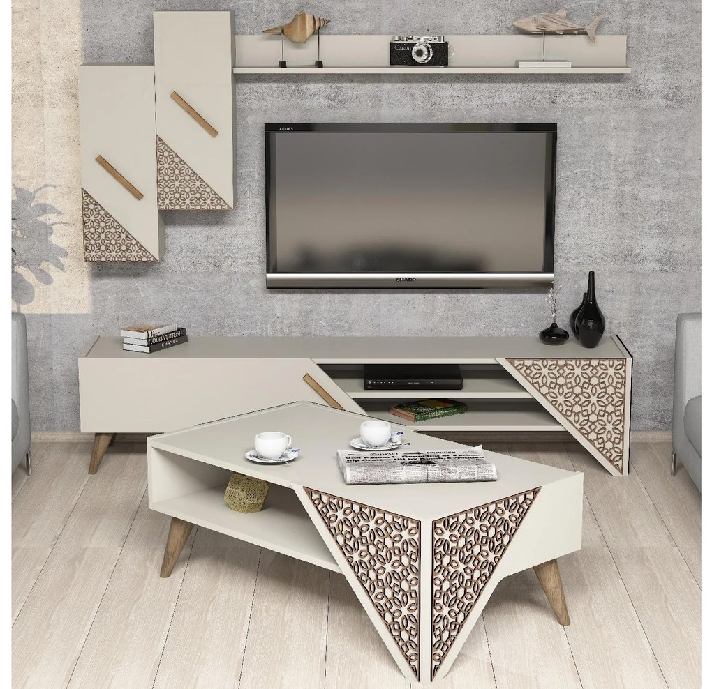 Mobilier living Berny (Crem). 1089107