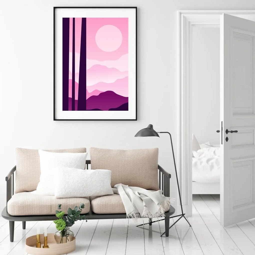 Poster - Peisaj montan (A4)