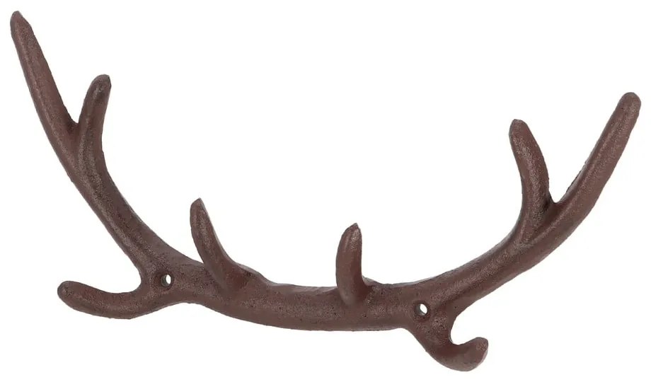 Cuier de perete maro din metal Antlers – Esschert Design