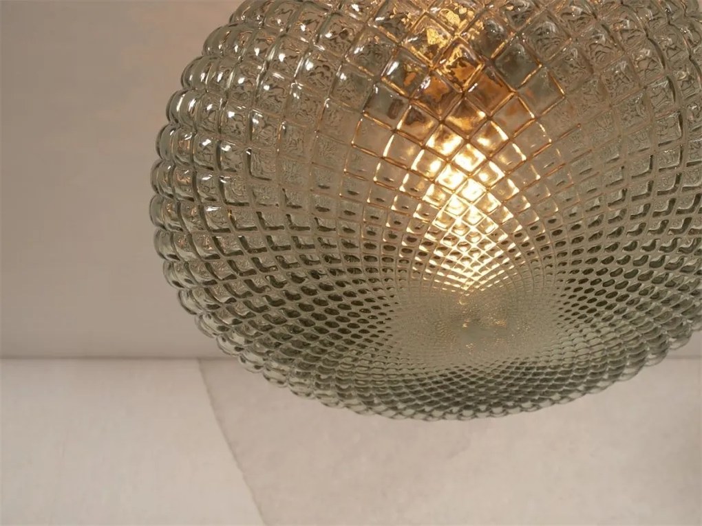 Plafoniera moderna design decorativ Venice auriu/verde