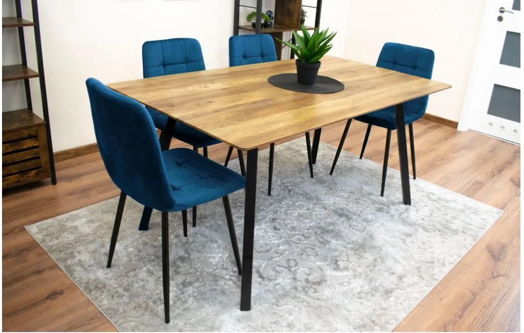 Scaun de sufragerie din catifea Zafir Luxury