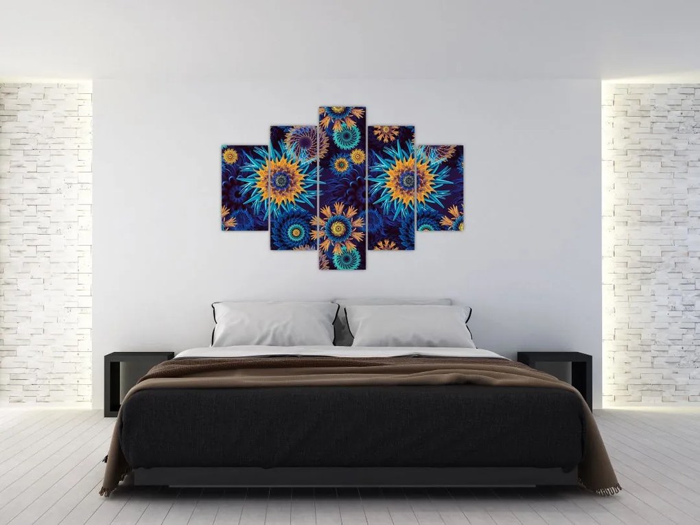 Tablou - 3D flori (150x105 cm)