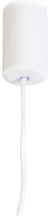 Lampă pendant de design alb - Tuba Small