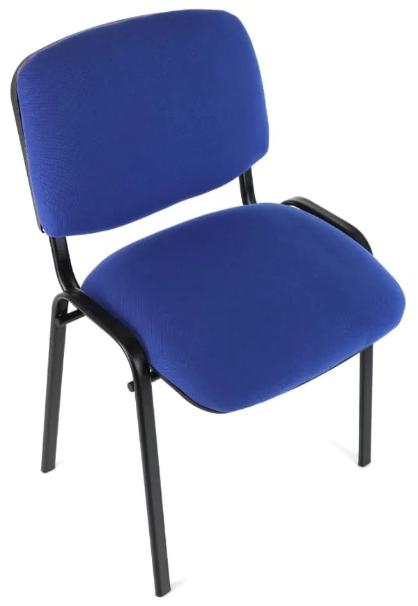 Scaun de conferinta Viva N, picioare negre, albastru